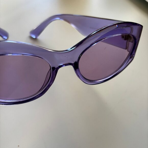 Zara Purple Frame and Lens Sunglasses - Picture 2 of 4